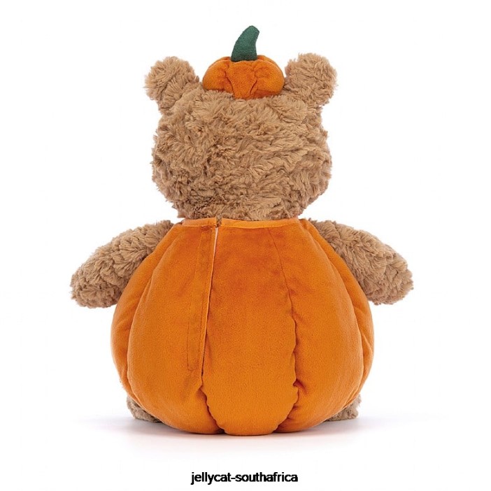 177 Toy Bartholomew Bear Pumpkin Brown Jellycat