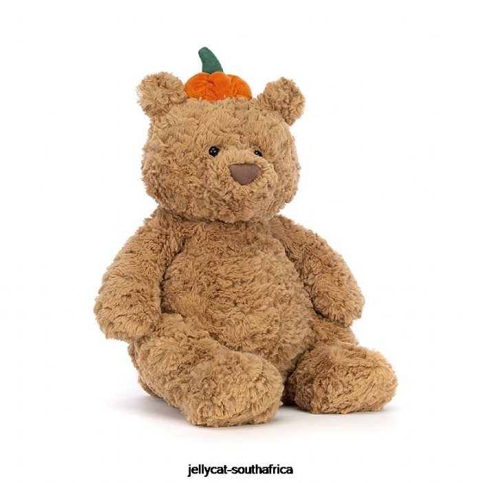 177 Toy Bartholomew Bear Pumpkin Brown Jellycat