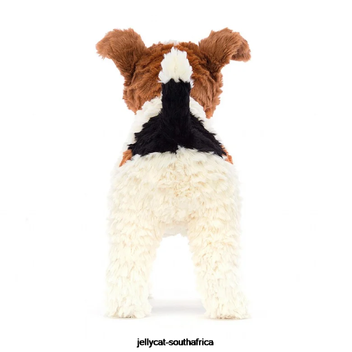 351 Toy Hector Fox Terrier Brown and White Jellycat