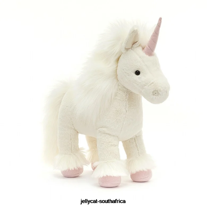 381 Toy Isadora Unicorn White Jellycat