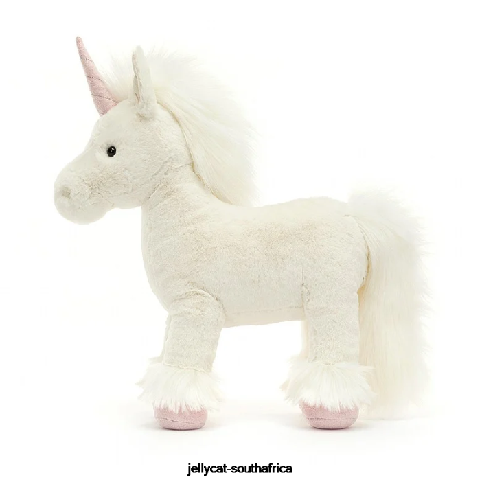381 Toy Isadora Unicorn White Jellycat