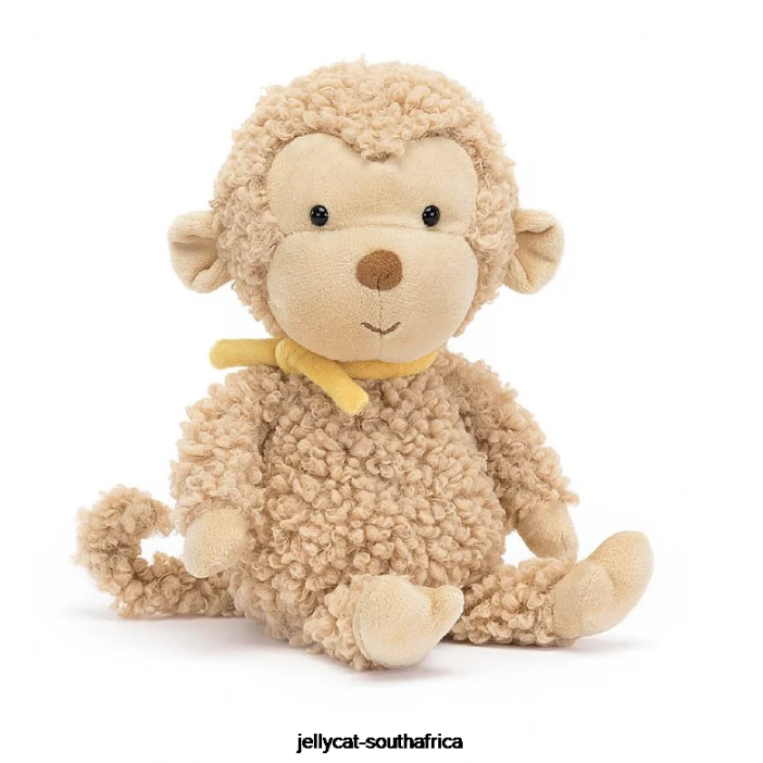 395 Toy Fuzzkin Monkey Brown Jellycat