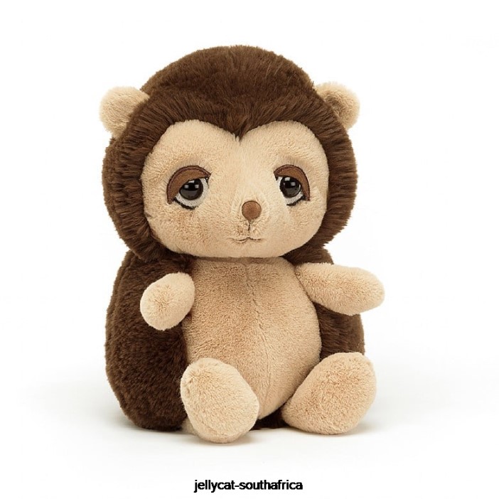 412 Toy Snoozling Hedgehog Brown Jellycat