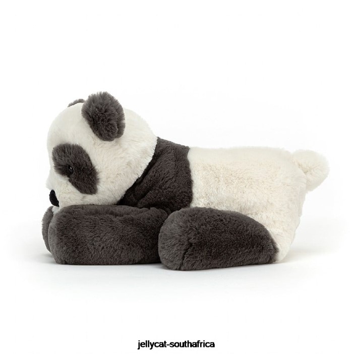 437 Toy Huggady Panda Black & Cream Jellycat