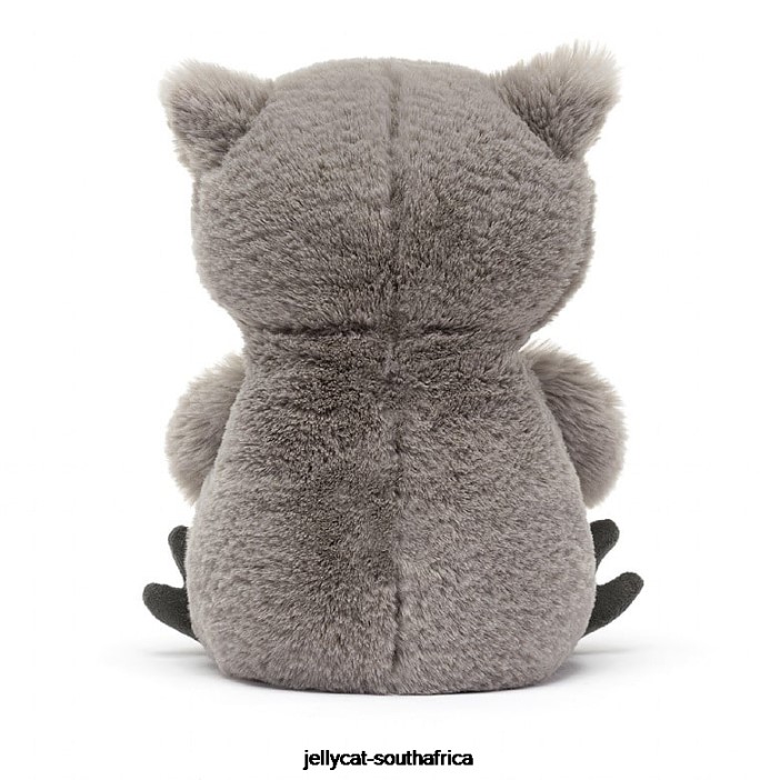 494 Toy Snoozling Owl Grey and White Jellycat