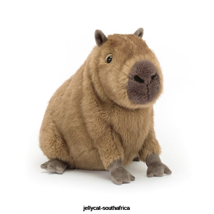 678 Toy Clyde Capybara Brown Jellycat